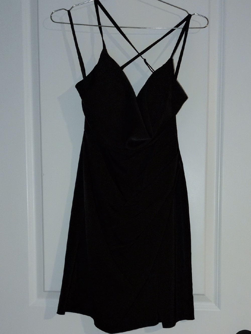 GB Little Black Dress with Crisscross Adjustable Straps - NWT Size 7